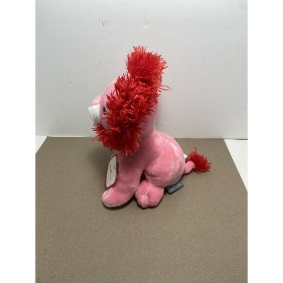 Hallmark Pink Love Lion 7 Inch with Tag Valentine - Picture 2 of 6
